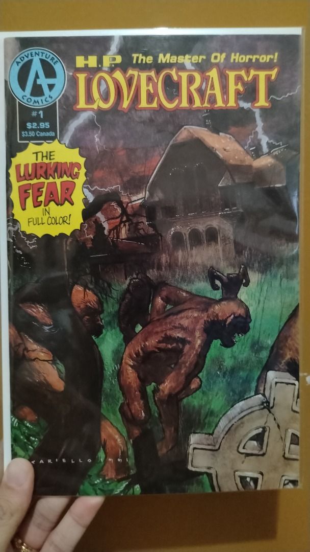 P200 TAKE ALL: Lovecraft Horror Comics (Category: Comics & Manga) located in Antipolo. Submitted by letmesumup (Listing ID 1469722486, Image 1). Description: P200 TAKE ALL: Lovecraft Horror Comics Mode of Payment: Gcash, BDO Mode of Delivery: J&T Express, Grab, Lalamove (only within Metro Manila area), LBC NOTE: Deliveries will be made during weekends, but feel free to DM me any day of the week. List of books: -Lovecraft in Full Color: H.P. Lovec