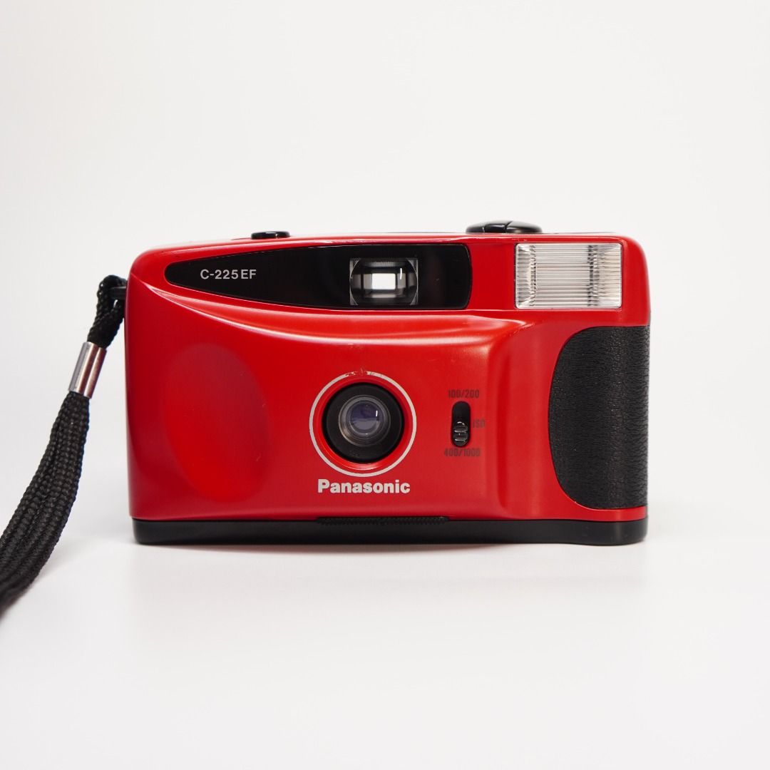 PANASONIC C-225EF ❤️ | 35MM FILM CAMERA (Category: Cameras) located in Las Pinas. Submitted by retrocameraph (Listing ID 1469703980, Image 2). Description: PANASONIC C-225EF ❤️ | 35MM FILM CAMERA A pop of red, a classic film look, and a camera that keeps things simple. 📸❤️ The Panasonic C-225EF is a compact, easy-to-use 35mm film camera for everyday snapshots, casual walks, travel, and little moments worth keeping. Just load your film, frame you