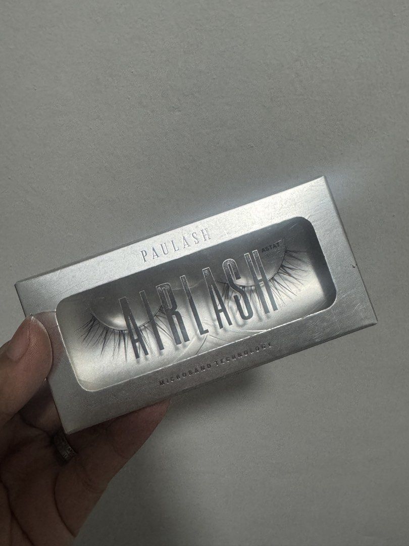 Paulash Airlash False Eyelashes Astat (Category: Makeup) located in Manila. Submitted by pringlesssy (Listing ID 1469704885, Image 1). Description: - Brand: Paulash Airlash - Style: Astat - Condition: Brand new, unopened packaging - Band: Microband technology with 0.1mm extra-fine lash band for all-day comfort - Material: Premium soft fibers - Features: Application instructions included on the back of the box.