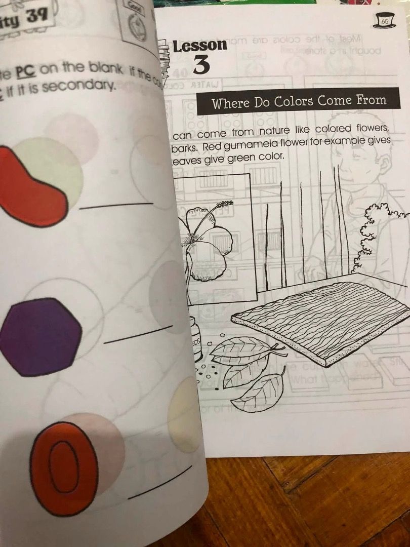 [PB] Kinder 2 - Expressing Art in a Little Artist's Way" (Art Expression Program) Worktext (Category: Assessment Books) located in San Juan City. Submitted by ttanmien (Listing ID 1469637913, Image 3). Description: ⚜️✨⚜️✨⚜️✨⚜️✨⚜️✨⚜️ 💁🏻‍♀️SELLING PRICE: ₱100 each Original Price: Around ₱290 each 💁🏻‍♀️Book Genre: NonFiction, Children's Nonfiction, Workbook/Assessment, Educational Activity Book, Early Childhood Education (ECE) 💁🏻‍♀️Book insigh