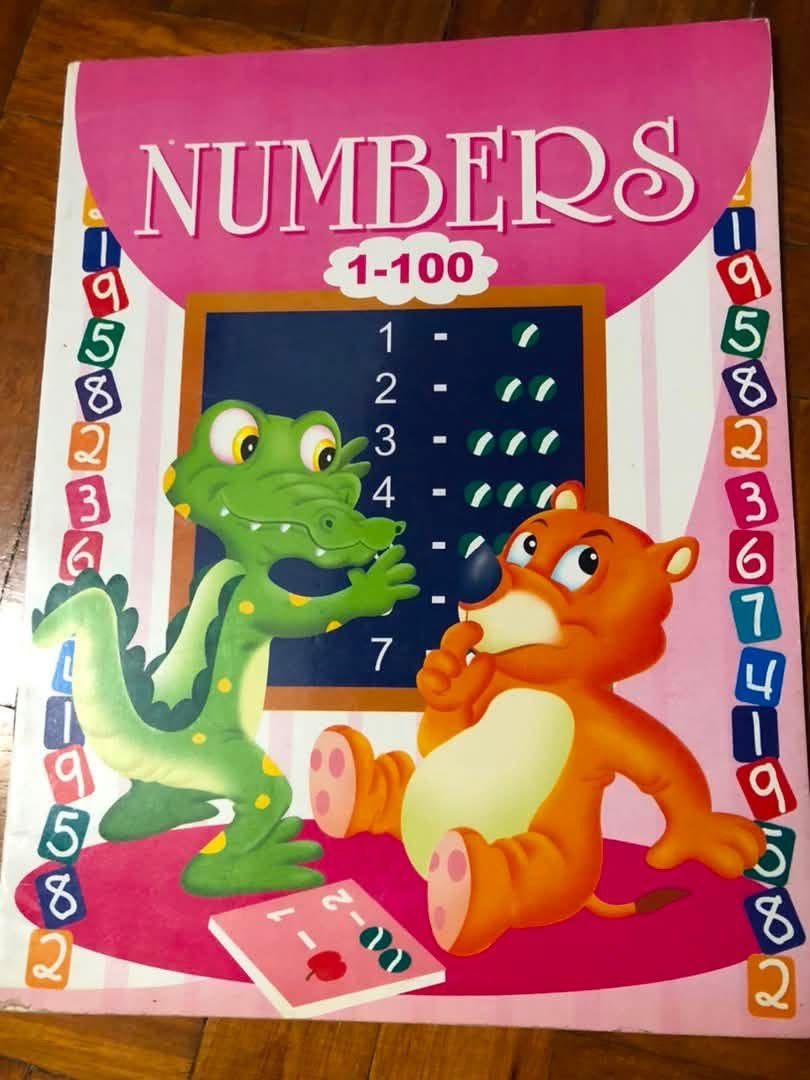[PB] NUMBERS 1-100, educational children's activity workbook (Category: Children's Books) located in San Juan City. Submitted by ttanmien (Listing ID 1469574568, Image 2). Description: ⚜️✨⚜️✨⚜️✨⚜️✨⚜️✨⚜️ 💁🏻‍♀️SELLING PRICE: ₱50 Original Price: Around ₱180 💁🏻‍♀️Book Genre: NonFiction, Children's Nonfiction, Workbook/Assessment, educational children's activity book focusing on early learning mathematics. 💁🏻‍♀️Book insight: It is a math workboo