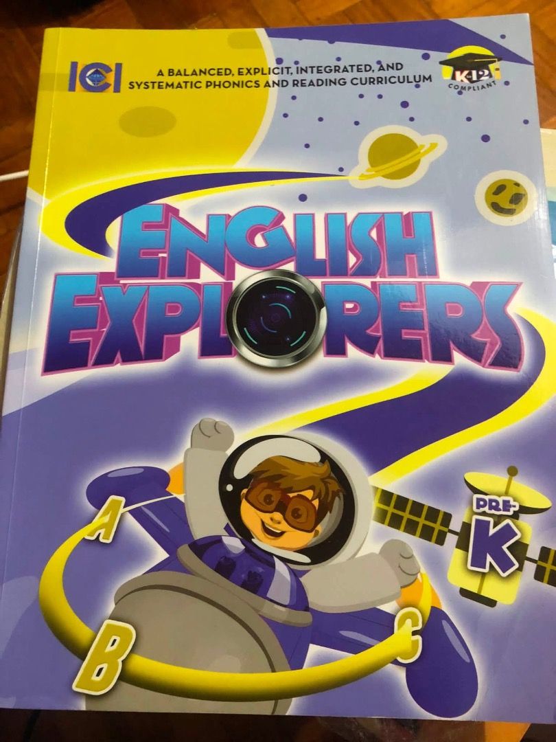 [PB] Pre K - English Explorers: A Balanced, Explicit, Integrated, and Systematic Phonics and Reading (Category: Textbooks) located in San Juan City. Submitted by ttanmien (Listing ID 1469599391, Image 2). Description: ⚜️✨⚜️✨⚜️✨⚜️✨⚜️✨⚜️ 💁🏻‍♀️SELLING PRICE: ₱100 Original Price: Around ₱500 💁🏻‍♀️Book Genre: NonFiction, Children's Nonfiction, Workbook/Assessment, Educational Activity Book, Early Childhood Education (ECE), Preparatory Activity Boo