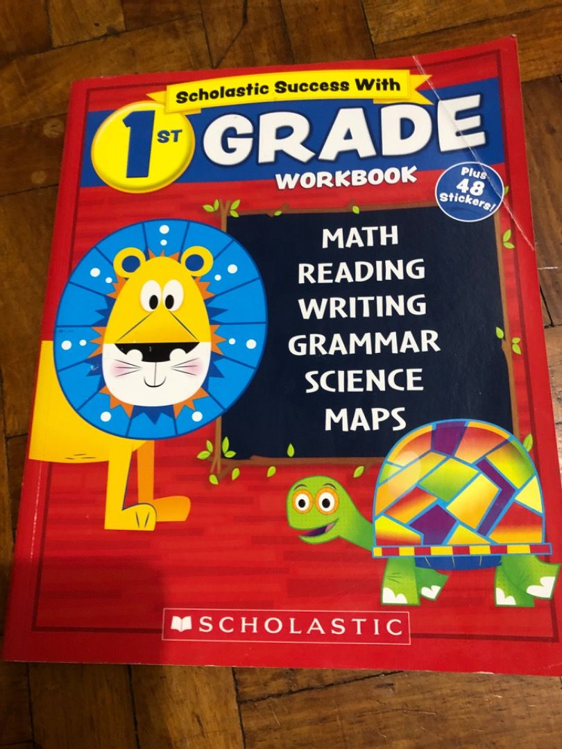 [PB] Grade 1 - Scholastic Success With 1st Grade Workbook, a comprehensive educational resource (Category: Children's Books) located in San Juan City. Submitted by ttanmien (Listing ID 1469577616, Image 2). Description: ⚜️✨⚜️✨⚜️✨⚜️✨⚜️✨⚜️ 💁🏻‍♀️SELLING PRICE: ₱200 Original Price: Above ₱500 Bought it at sale ₱299 💁🏻‍♀️Book Genre: NonFiction, Children's Nonfiction, Workbook/Assessment, Educational Activity Book, Early Childhood Education (ECE), 