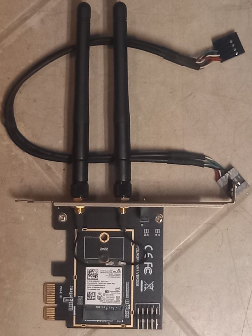 PCI-E x1 Bluetooth & Wi-Fi Expansion Card (Category: Networking) located in Quezon City. Submitted by newrabbit.96efa6 (Listing ID 1469744376, Image 1). Description: Plug & Play Bluetooth & Wifi card PCI-E x1 Like New Status: Available/On-Hand Remarks: The NGFF module itself was taken from a Dell Inspiron 5559 laptop which I've already sold several years ago, during the height of the pandemic, as shown on the link below. https://carousell.app.lin