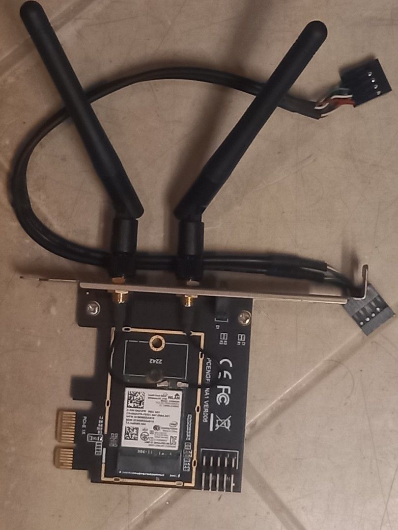 PCI-E x1 Bluetooth & Wi-Fi Expansion Card (Category: Networking) located in Quezon City. Submitted by newrabbit.96efa6 (Listing ID 1469744376, Image 3). Description: Plug & Play Bluetooth & Wifi card PCI-E x1 Like New Status: Available/On-Hand Remarks: The NGFF module itself was taken from a Dell Inspiron 5559 laptop which I've already sold several years ago, during the height of the pandemic, as shown on the link below. https://carousell.app.lin