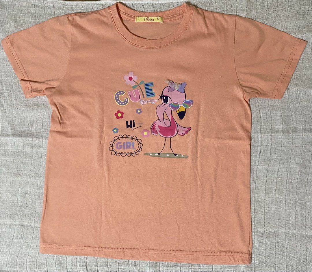 Peach shirt (Category: Babies & Kids Fashion) located in Morong. Submitted by fcjonline528 (Listing ID 1469668513, Image 1). Description: This is preloved pero once lang po ito nagamit good as new as in. jusTees ang brand (mall brand) perfect pang lakad lakad ng bagets.