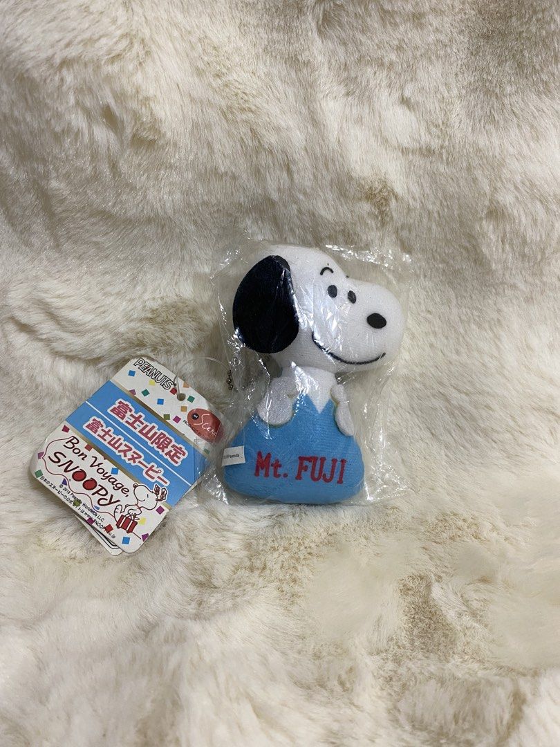 Peanuts’ Mt. Fuji Snoopy plush charm (Sekiguchi) (Category: Plushies & Soft Toys) located in Kalibo. Submitted by ollie_stuffshop (Listing ID 1469580054, Image 1). Description: Before you send your inquiries: ❗️Last Price is already posted ❗️Manage your expectations, WYSIWYG ❗️May need washing ❗️Dropoff is every Wednesday & Sunday.