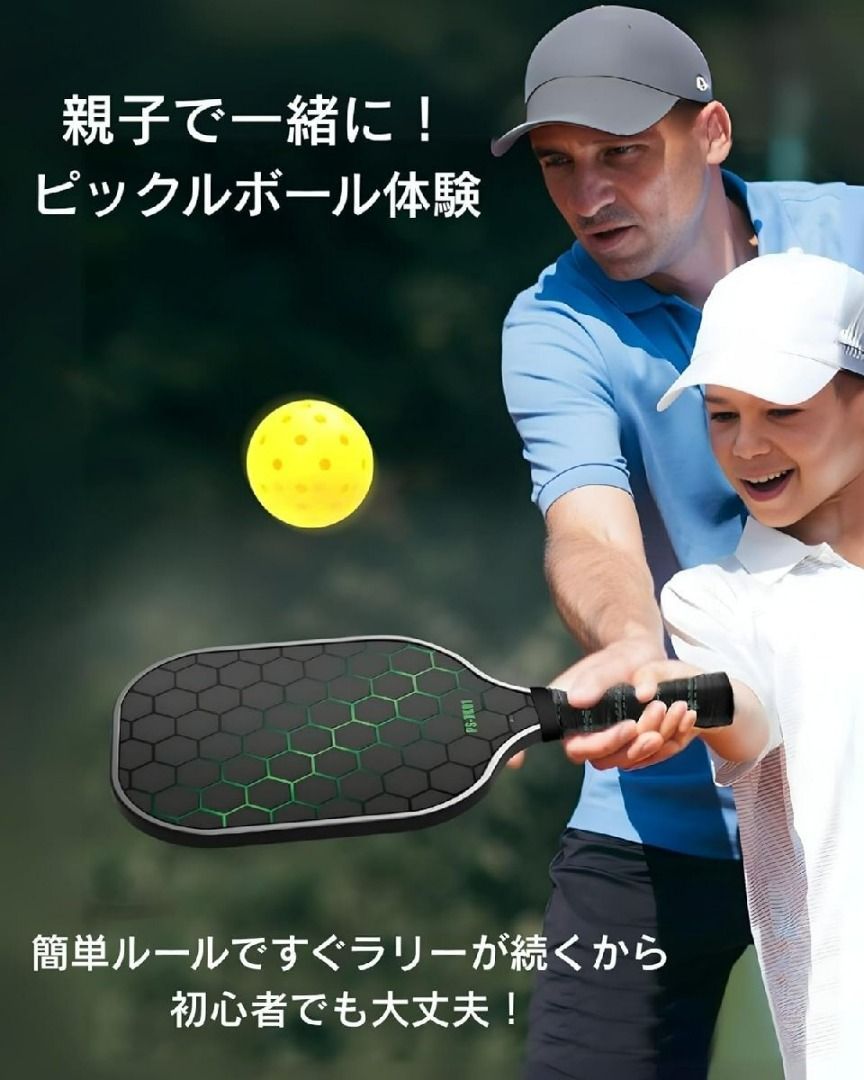 Pickleball Paddle Set (Category: Racket and Ball Sports) located in Caloocan City. Submitted by letao_shopping_ph (Listing ID 1469643442, Image 2). Description: Product Details Condition: Unused Color: Blue Size: Approx. 400 mm (L) × 200 mm (W) × 16 mm (Thickness) Weight: Approx. 220 g per paddle Materials: Fiberglass and Polypropylene Set Includes 2 Pickleball Paddles 4 Pickleballs 1 Carrying Bag 🇯🇵 Interested in this item? Feel free to messag