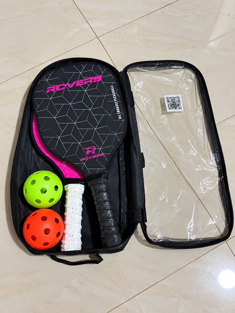 Pickleball Paddle Set with balls (Category: Racket and Ball Sports) located in Quezon City. Submitted by declutter_- (Listing ID 1469722442, Image 1). Description: .