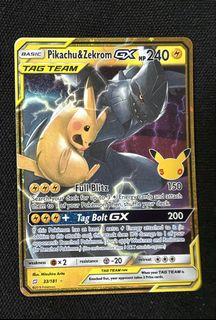 Pikachu & Zekrom GX 160/103 Common, Toys & Collectibles, Trading Cards ...