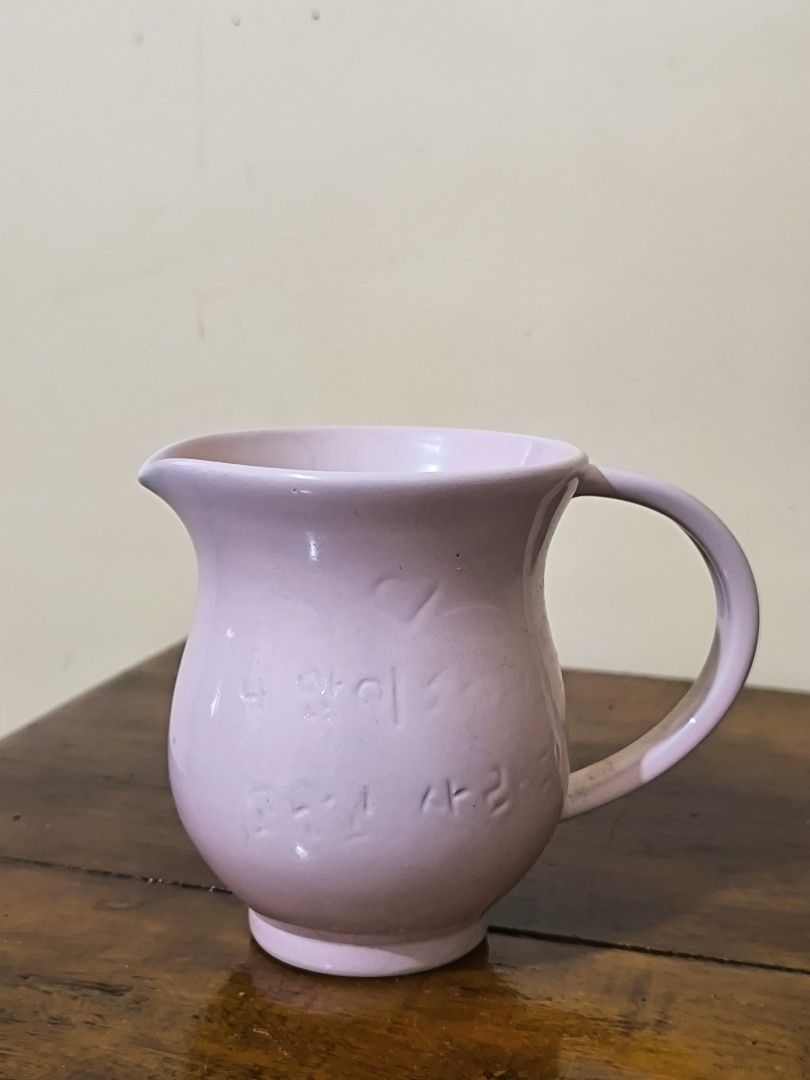 Pink pitcher (Category: Pitchers & Dispensers) located in Pangil. Submitted by kopee_matcha (Listing ID 1469700079, Image 1). Description: Price : 160 Comment: Mine/ M CLAIMING RULES • Strictly 2-day reservation only. Payment must be completed within 48 hours, otherwise the order will be forfeited and offered to the next miner. • No deleting/editing of "MINE" comments. •3+ items: Large pouch or box packaging only. Please manage your expectations,
