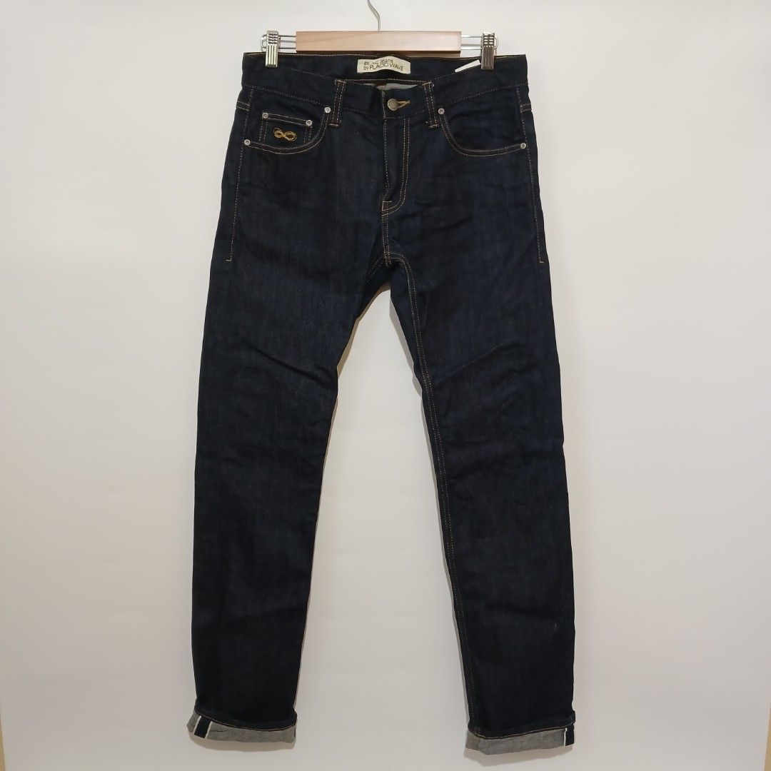 PLAC SELVEDGE JEANS (Category: Jeans) located in Ozamiz City. Submitted by 2nd.sight (Listing ID 1469673861, Image 1). Description: size: 32 on tag w: 32 l: 42.5 hem: 7 like new.