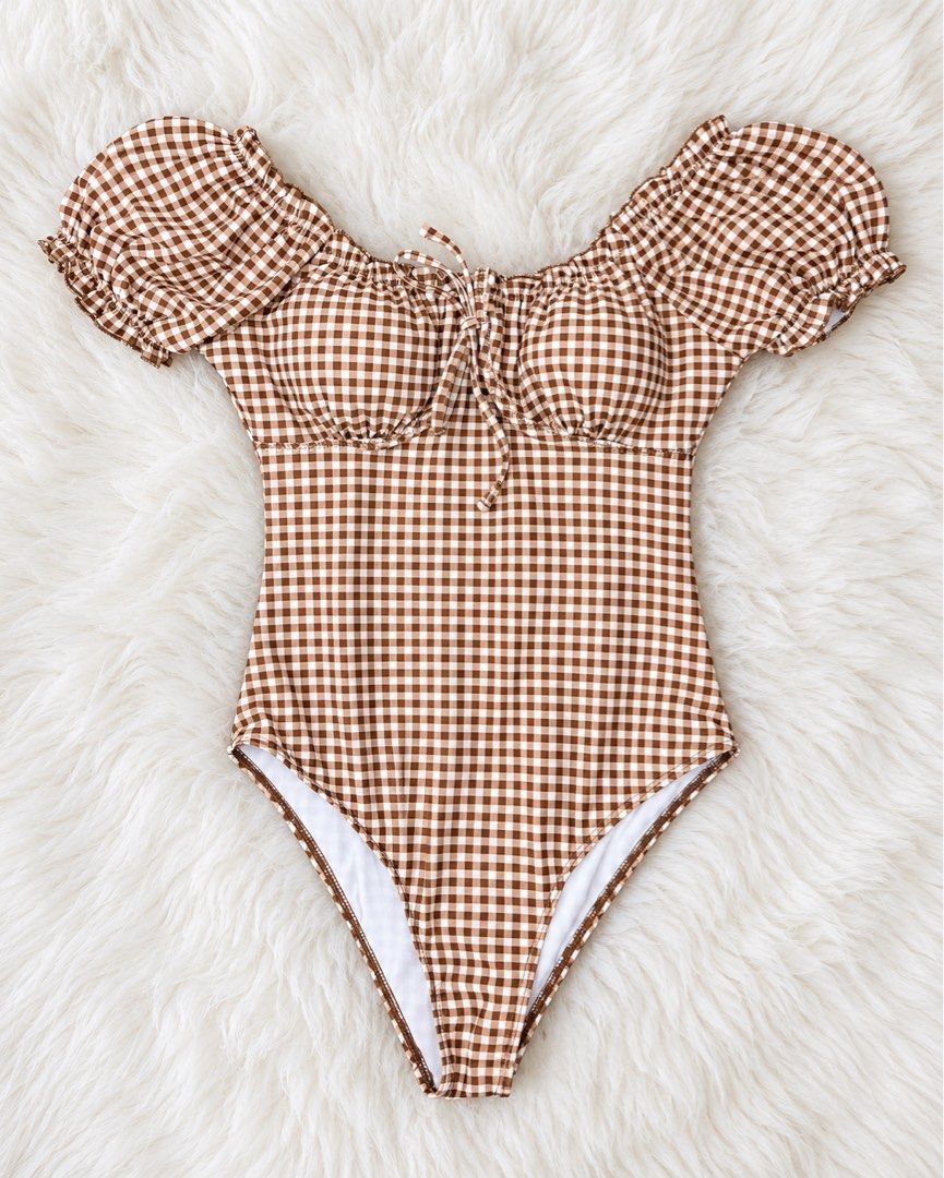 Plaid One Piece Swimwear (Category: Bikinis & Swimsuits) located in Bulacan. Submitted by ptrciantnio (Listing ID 1469673760, Image 1). Description: Size; Medium Condition; Used Once Never ako naguulit and very clean sa gamit mga sis! Need space lang for new ones. Very loved!.