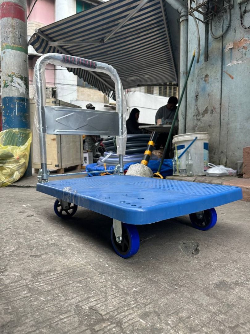 Plastic Platform Push Cart Code: B-9-003 Specs: 60x90cm (300kg) (Category: Everything Else Others) located in Manila. Submitted by 09171479278_elsie. (Listing ID 1469652907, Image 3). Description: Plastic Platform Push Cart Code: B-9-003 Specs: 60x90cm (300kg).