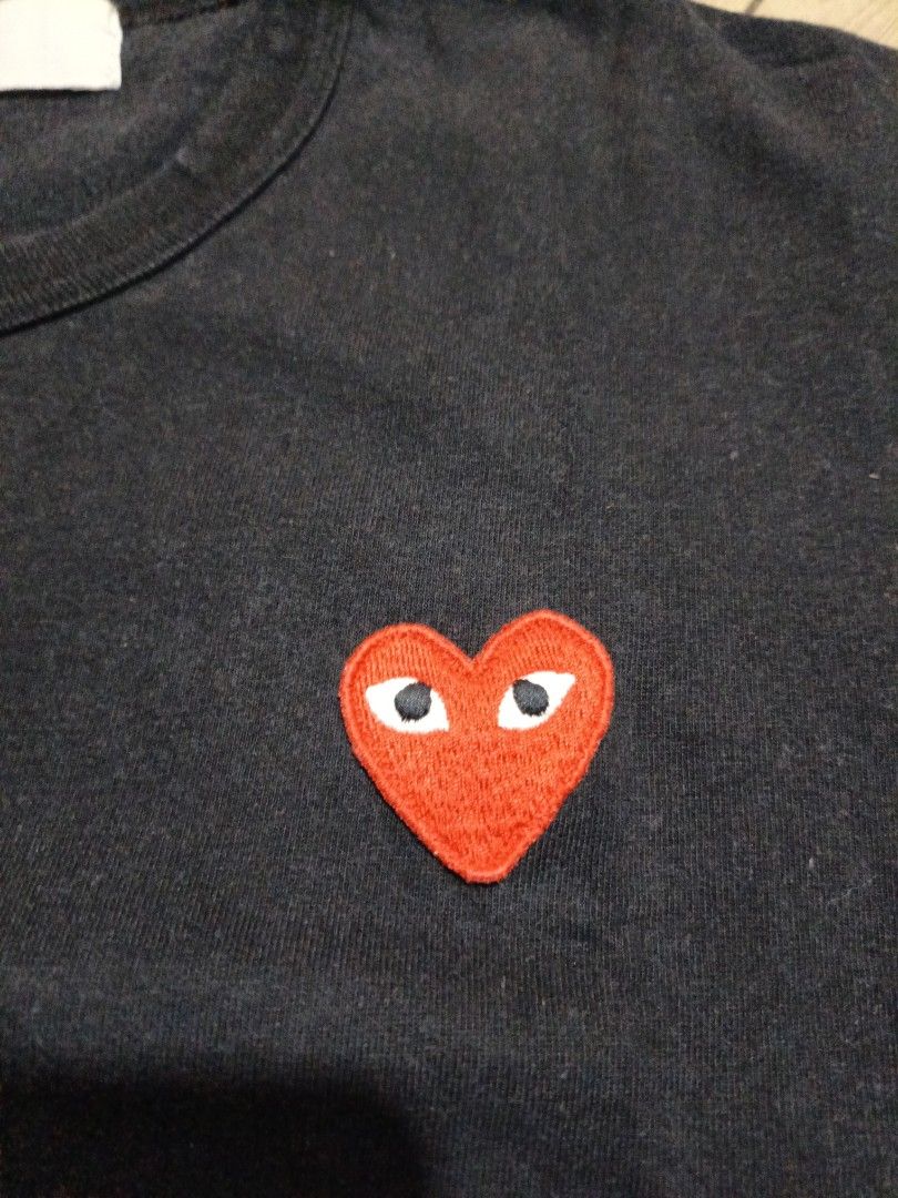 Play CDG Shirt (Category: Tshirts & Polo Shirts ) located in Manila. Submitted by sigma.vtg (Listing ID 1469687897, Image 2). Description: Pinholes 699 + sf.