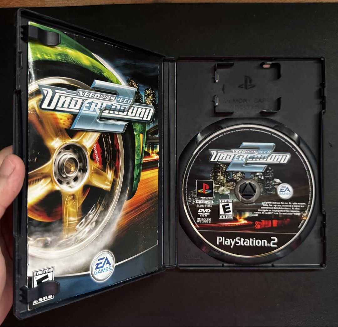 PlayStation 2 (PS2) Game - Need For Speed: Underground 2 (NTSC-U/C) (Category: PlayStation) located in Taytay. Submitted by liekoi08 (Listing ID 1469652669, Image 2). Description: NOTE: ⚠️ PRE-LOVED COLLECTION. COMPLETE IN BOX (CIB) / ORIGINAL BLACK LABEL PRINT / READ DISC CONDITION & COMPATIBILITY. First-edition original black label release. For serious collectors looking for a complete copy to add to their collection, as well as classic street 