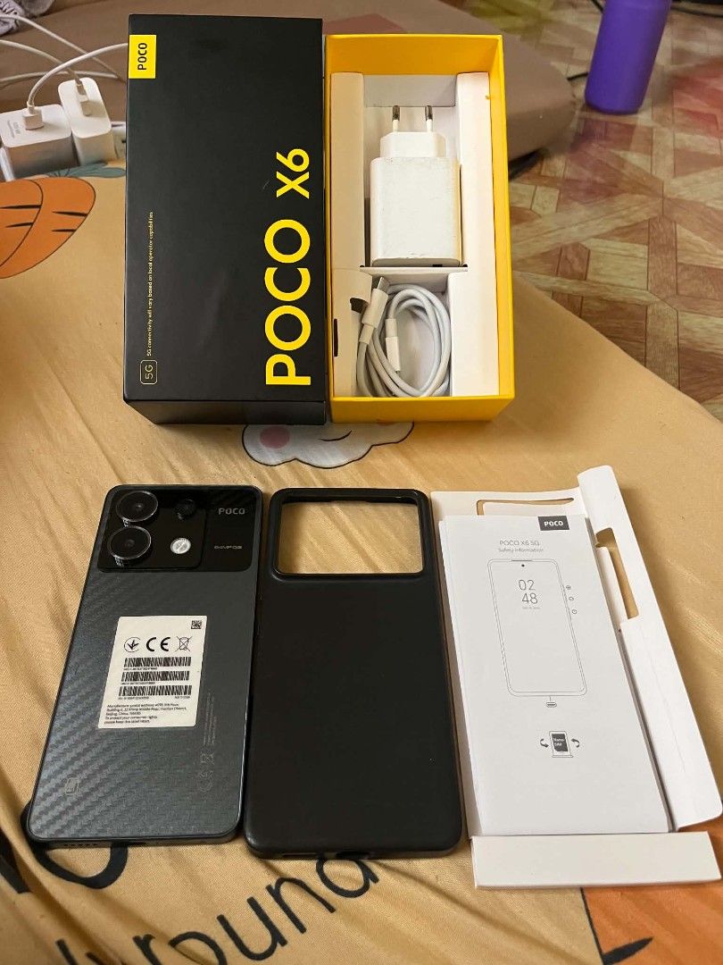 Poco X6 5g (Category: Xiaomi) located in Manila. Submitted by jellynlega12838 (Listing ID 1469653418, Image 2). Description: For sale or swap Basta my add kau na cash Poco X6 5g 🔸 no issue and no history repair 🔸 makinis pa my case marked lng natural sa 2nd hand 🔸 no dents 🔸 gaming phone 🔸 complete set ( unit, case, charger, box and tempered glass ) 🔹 24gb ram ( 12+12 ) 🔹 512gb rom 🔹 6.67-inch WFHD+ AMOLED Display with Corning Gorilla Gla