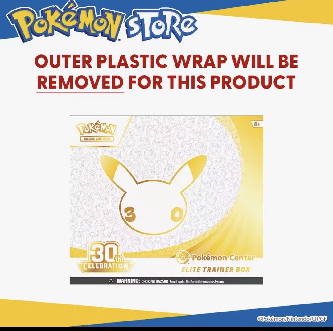 Pokemon Center 30th Anniversary Elite Trainer Box, Toys & Collectibles ...