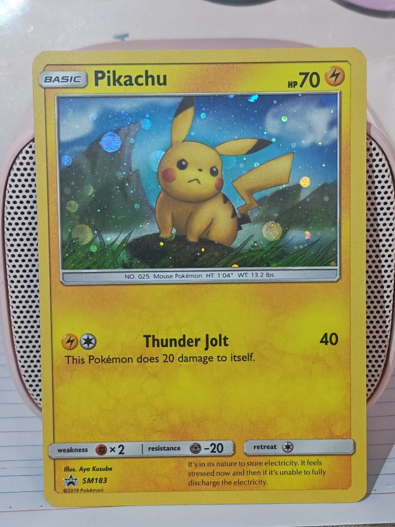 Pokemon TCG pikachu holo sm183 (Category: Raw Singles) located in Cebu City. Submitted by kenj1997 (Listing ID 1469636344, Image 1). Description: .