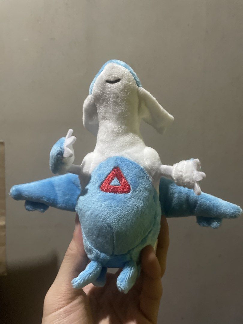 Pokémon Center Latios Sitting Cuties Plush (Category: Plushies & Soft Toys) located in Manila. Submitted by spongebro (Listing ID 1469695630, Image 3). Description: - Authentic Pokémon Center Latios plush toy - Soft blue and white fabric with embroidered details - Official tag attached - Clean, well-kept collector's piece - Compact size that sits upright easily.
