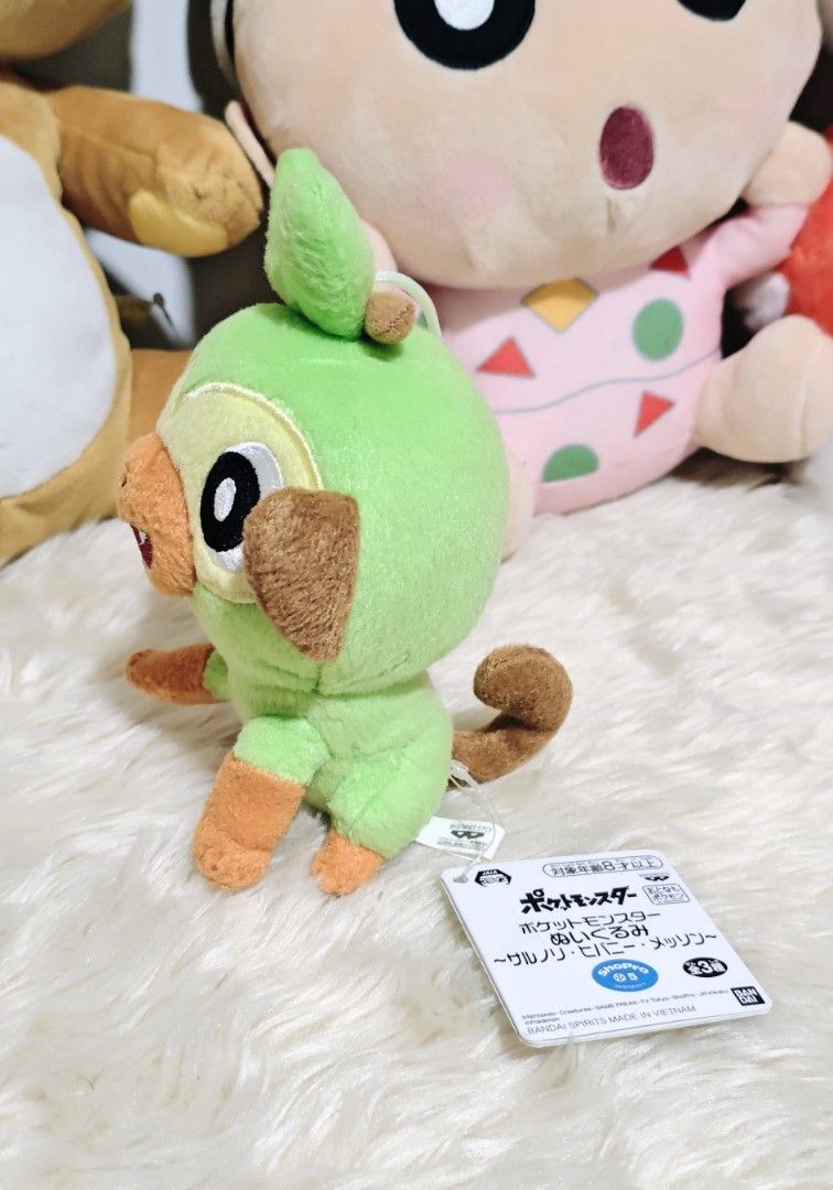 POKÉMON Grookey (Category: Plushies & Soft Toys) located in Manila. Submitted by yourfavoritethings7 (Listing ID 1469694797, Image 3). Description: 6.5 inches.