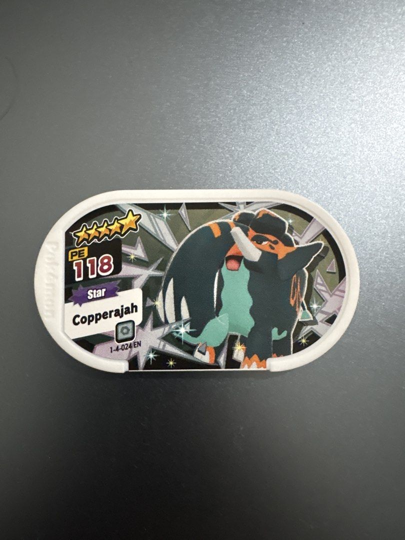 Pokémon Meza Tag Copperajah (Category: Character Goods) located in Makati City. Submitted by henry.g1 (Listing ID 1469720255, Image 1). Description: - Brand: Pokémon - Item: Meza Tag - Copperajah (PE 118, Star) - Condition: Excellent collectible condition - Perfect for Pokémon Meza Tag players and collectors - Meet-up location: Glorietta Mall, Ayala Center, Makati.