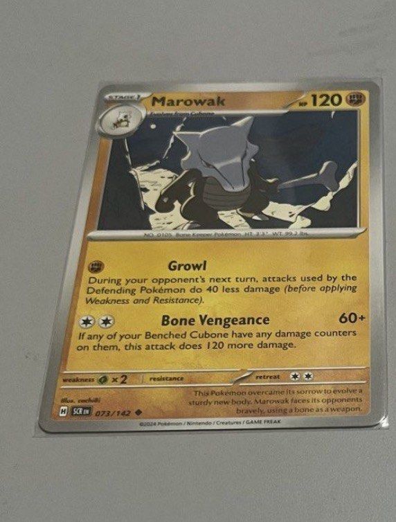 Pokémon TCG “Marowak” (Category: Raw Singles) located in Quezon City. Submitted by pwrproductions (Listing ID 1466222435, Image 2). Description: .