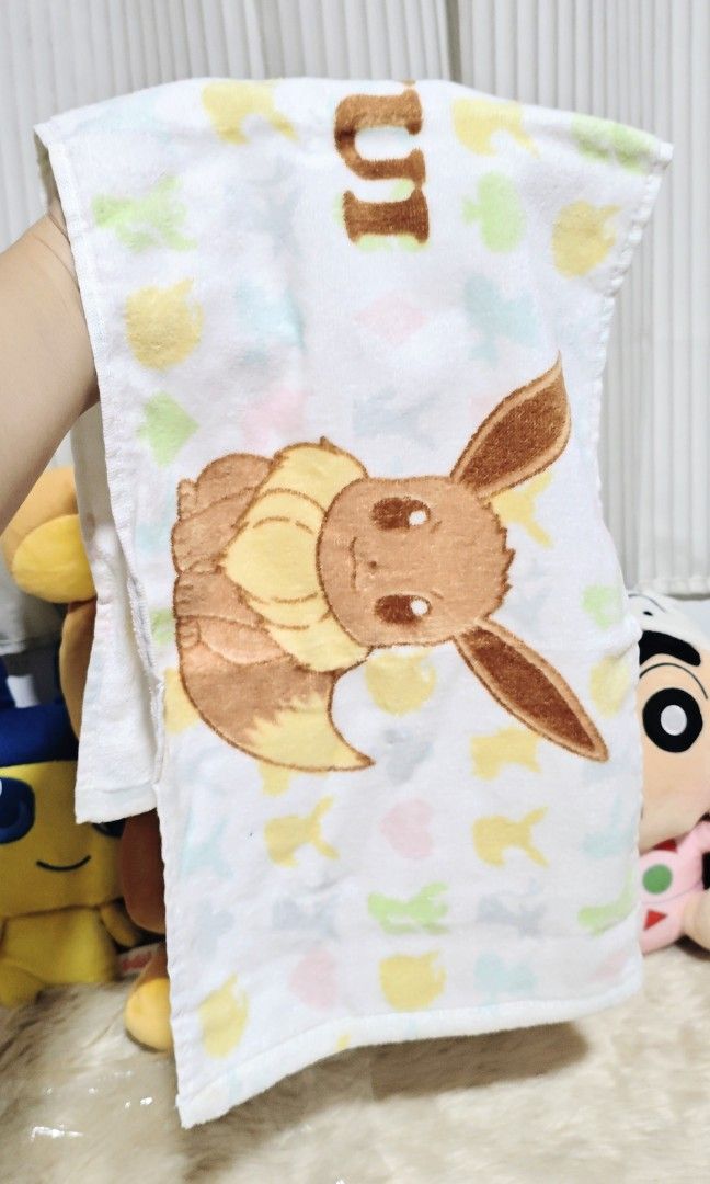 POKÉMON TOWEL (I LOVE EEVEE) (Category: Other Merchandise) located in Manila. Submitted by yourfavoritethings7 (Listing ID 1469692965, Image 2). Description: 9 inches x 29 inches.