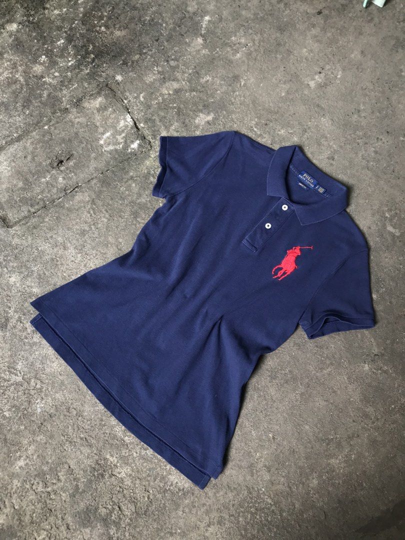 Polo Ralph Lauren (Category: Activewear) located in Iriga City. Submitted by thrift_dshph (Listing ID 1469607568, Image 1). Description: Polo Ralph Lauren Navy Blue Skinny Fit Size: Small on tag (18x21) Colorate: 9.8/10 Excellent condition Authentic Non-Issue.