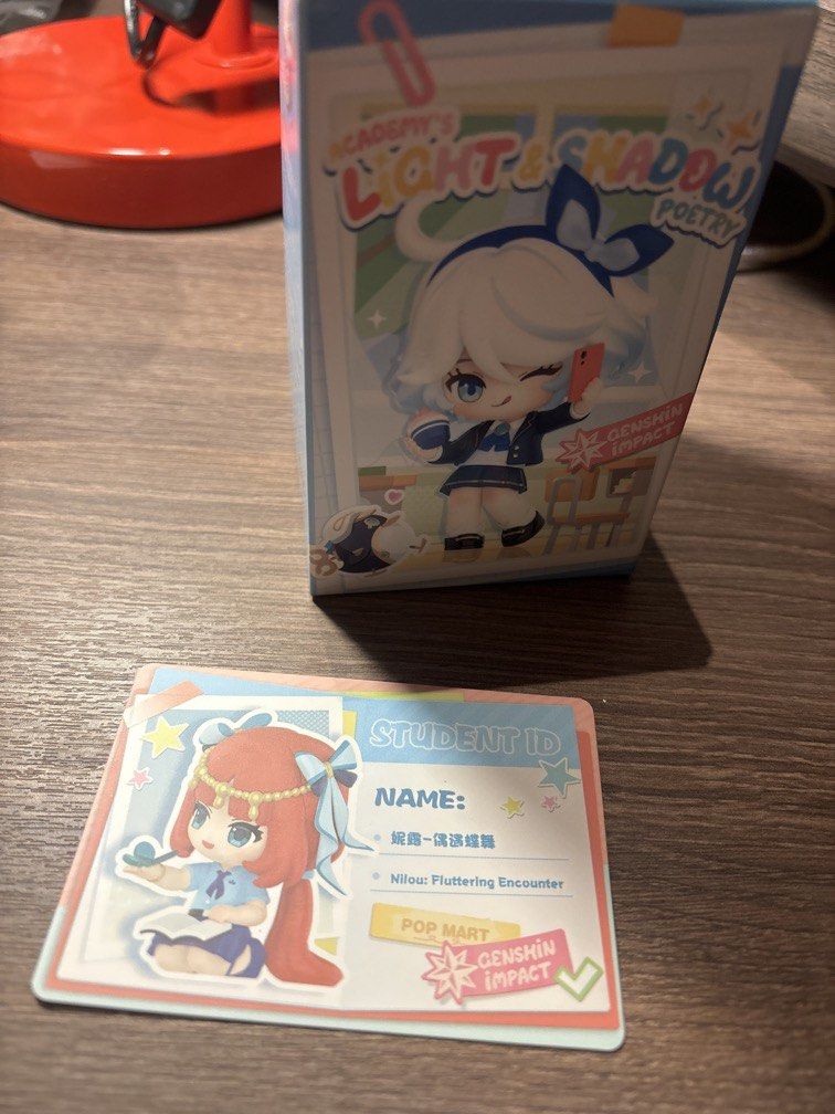 POPMART GENSHIN IMPACT - NILOU (Category: Figurines & Statues) located in Manila. Submitted by kfgin (Listing ID 1469694768, Image 1). Description: 550 if payo sealed foil opened from top.