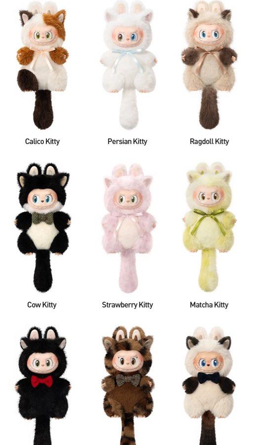 POPMART LABUBU THE MONSTERS CAT MODE ON SERIES SIAMESE (Category: Plushies & Soft Toys) located in Bacoor. Submitted by jinj1curates_ (Listing ID 1469674314, Image 2). Description: [SET HATIAN] Labubu Cat Series ☆ ALL BELOW SRP! — 1k each Ragdoll - SOLD ❌ Calico - SOLD ❌ Leopard - SOLD ❌ Persian - SOLD ❌ Cow - SOLD ❌ Strawberry - SOLD ❌ Matcha - SOLD ❌ Midnight - SOLD ❌ Siamese - AVAILABLE ✅ ♡ unsealed, opened from the bottom 📍Location: Taguig �