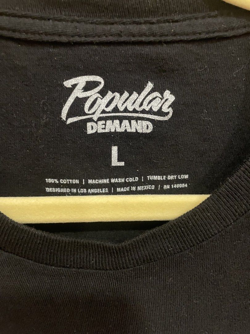 POPULAR DEMAND GRAPHIC TEE (Category: Tshirts & Polo Shirts ) located in Manila. Submitted by bedlambuzz (Listing ID 1469691980, Image 3). Description: WYSIWYG USED MAY HAVE SOME MINOR FLAWS BUT THESE WERE STORED WELL AND PROPERLY.