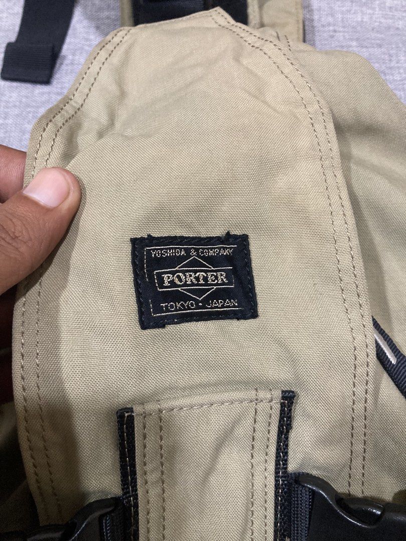 Porter x Hike bag (Category: Belt bags, Clutches and Pouches) located in Zamboanga. Submitted by deensthrifting (Listing ID 1469713899, Image 2). Description: Porter X Hike bag Very good condition -stains and discoloration .