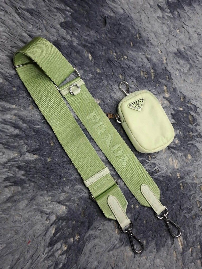 Prada Re - Edition 2005 Re - Nylon (Category: Luxury Bags & Wallets) located in Quezon City. Submitted by yaseen73 (Listing ID 1469750949, Image 3). Description: Pre - Owned / Worn Once Authentic Re - Edition 2005 Re - Nylon Bag Light Green / Aqua Hue Core Specs : - Prada - Re Edition 2005 - Eco Conscious Re Nylon (Regenerated ECONYL® nylon Yarn Source From Recycled Ocean Plastics) With Cross - Grain Saffiano Leather Trims - Light Green / Aqua Hu