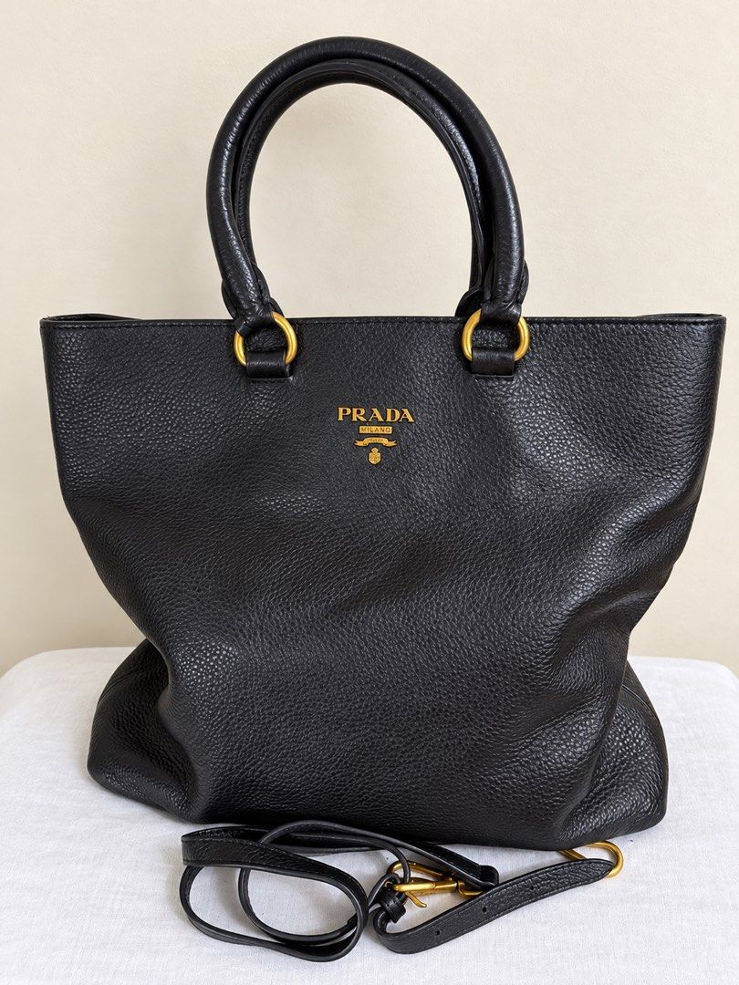 Prada Tessuto Leather Bag (Category: Shoulder Bags) located in Quezon City. Submitted by fairly_curated (Listing ID 1469702825, Image 1). Description: Shoulder and Handbag Very light weight bag can fit you laptops and documents.