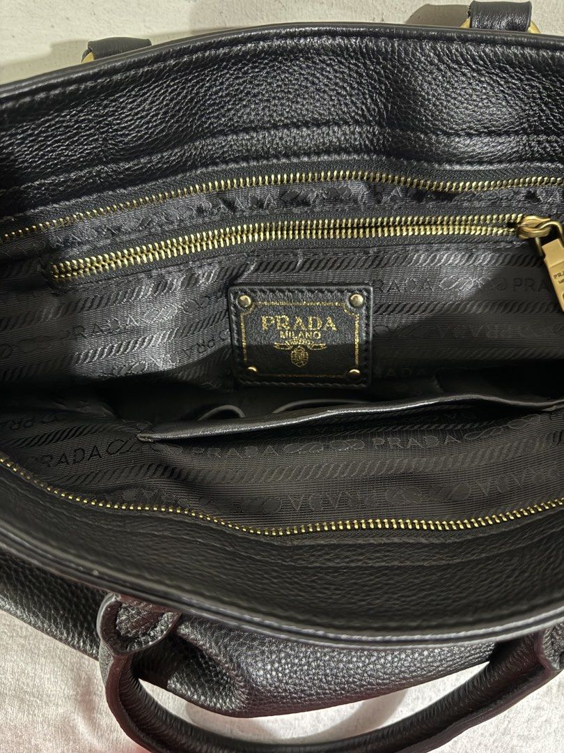 Prada Tessuto Leather Bag (Category: Shoulder Bags) located in Quezon City. Submitted by fairly_curated (Listing ID 1469702825, Image 3). Description: Shoulder and Handbag Very light weight bag can fit you laptops and documents.