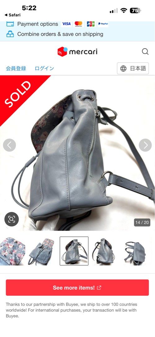 Preloved Cath Kidston leather Backpack light blue original 💯 (Category: Backpacks) located in Caloocan City. Submitted by rqueenluxuryph (Listing ID 1469752990, Image 3). Description: Preloved Cath Kidston leather Backpack original 💯 Condition rate:8/10 Honest issue: may dirt lang inside the bag .