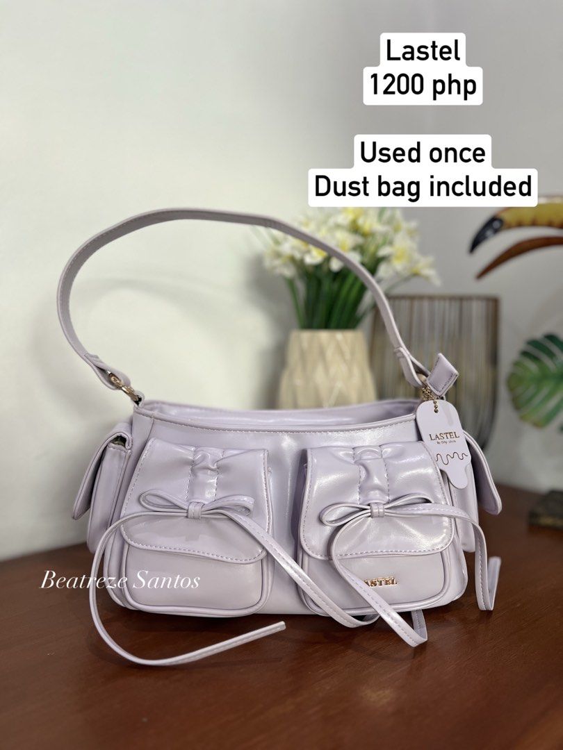 Preloved Lastel Jena Purple (Category: Shoulder Bags) located in Las Pinas. Submitted by bangtanbey (Listing ID 1469595199, Image 1). Description: Details in pic REPRICED TO 500.