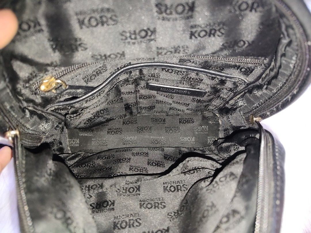 Preloved Michael Kors Back pack (Category: Luxury Bags & Wallets) located in Bulacan. Submitted by mandjays (Listing ID 1469612445, Image 3). Description: Good condition Please check all pictures posted. Strictly no returning of item. Negotiable!.