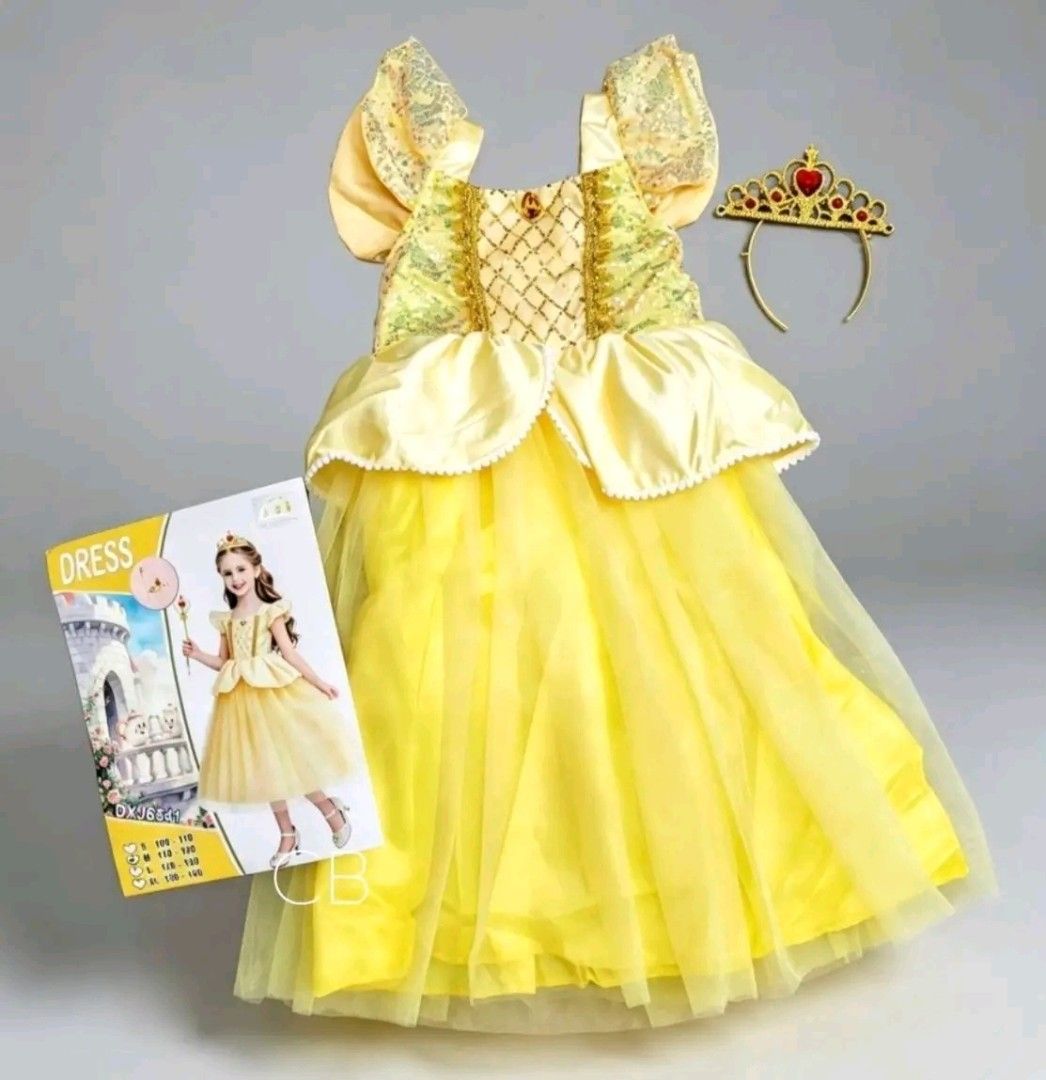 Princess Belle Costume For Kids (Category: Babies & Kids Fashion) located in Manila. Submitted by viashop02 (Listing ID 1469710758, Image 3). Description: Princess Belle Costume For Kids ✅Included: Dress And Crown Only ✅ Rs Price: ₱900 ✅Size: (3-4yrs)(4-5yrs)(5-6yrs)(7-8yrs) 👸 Actual photo is posted 👸 Made in Bangkok 👸 Good quality ✅ Cash on delivery via lalamove ✅ Pm for more information.