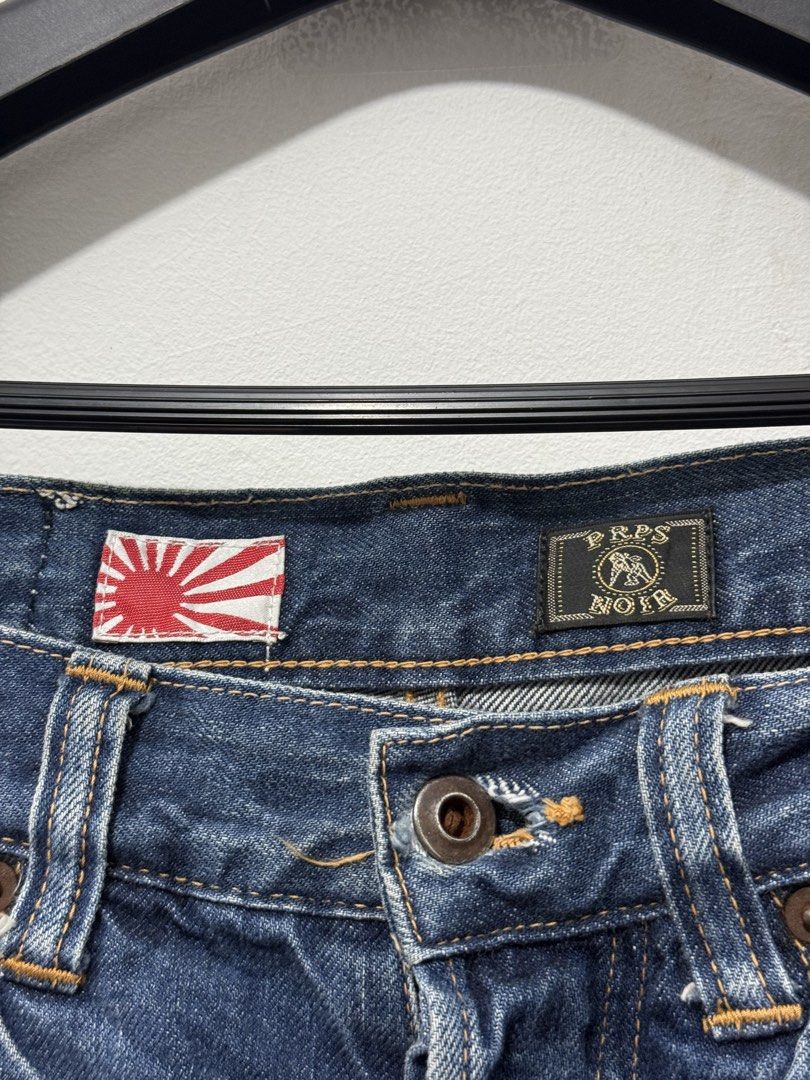 Prps noir selvedge japan pants (Category: Jeans) located in Sorsogon. Submitted by jovert_23alviz (Listing ID 1469678193, Image 3). Description: Size 31-33 Lenght 41 Hem 6.7 Verygood condition.
