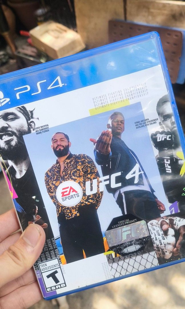 PS4 Game Disc Bundle - UFC 4, RDR2, Tekken 7, COD (Category: PlayStation) located in Manila. Submitted by markfuna613361 (Listing ID 1469690028, Image 2). Description: - Bundle of 4 popular PS4 games: EA Sports UFC 4, Red Dead Redemption 2, Tekken 7, and Call of Duty Infinite Warfare - All original cases included - Great mix of action, fighting, sports, and shooter genres - Selling as a complete set only (no individual sales) - Fast deal preferre