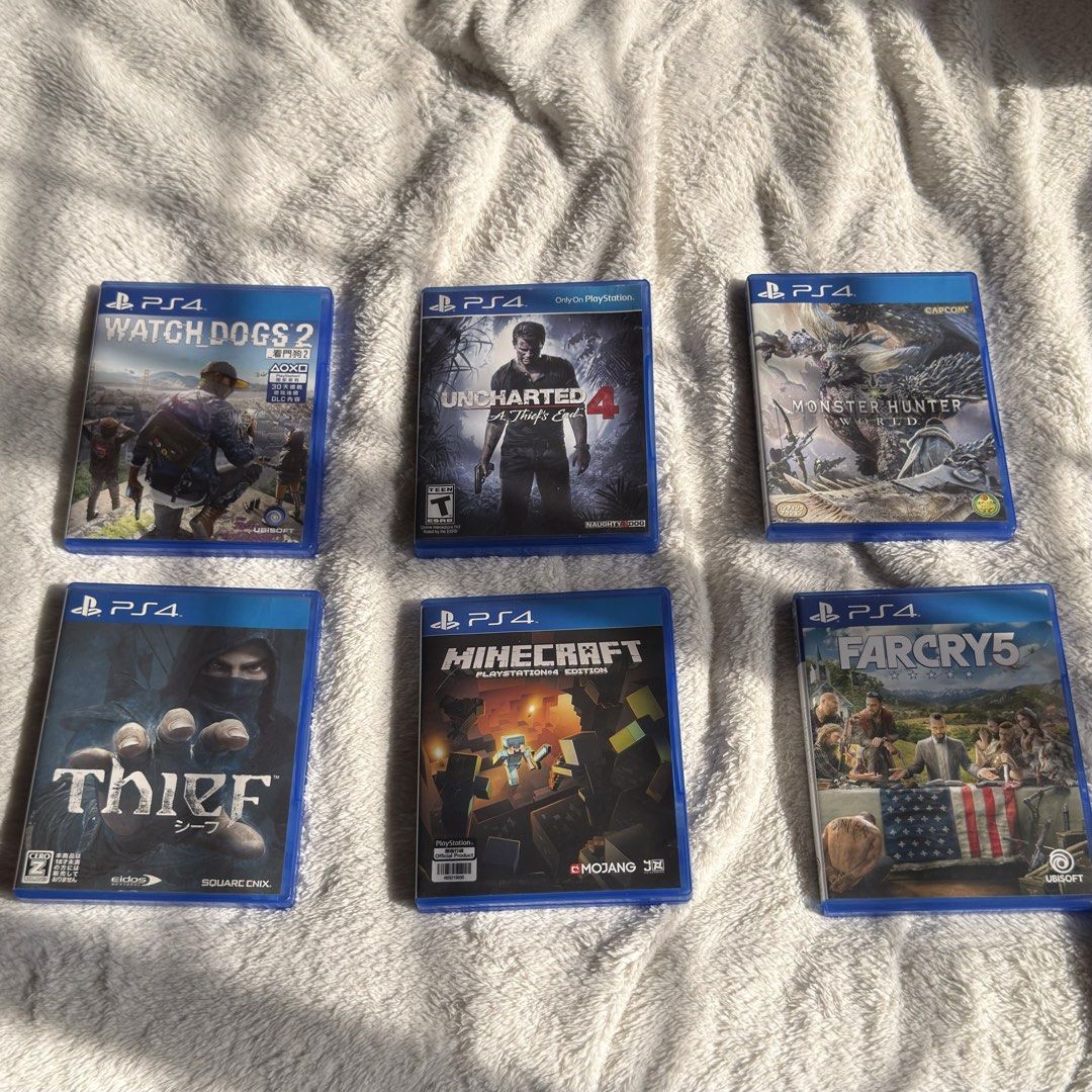 COMPLETE PS4 - PLUG N’ PLAY! (Category: PlayStation) located in Paranaque City. Submitted by jiudaz (Listing ID 1469722727, Image 2). Description: ***Can send you an actual video and pics of everything! Send ka lang offer 🥰 NEGOTIABLE!! Open for trades 😉 Daming FREE GAMES neto 😎 Never na jailbreak 🥰 Sure buyer? Tara mabilisang usapan lang bro sayo na to kagad 🥳 6 FREE GAMES 🎮 - Uncharted 4 (10/10 gameplay and exp 😤) - FarCry 5 (FPS na open