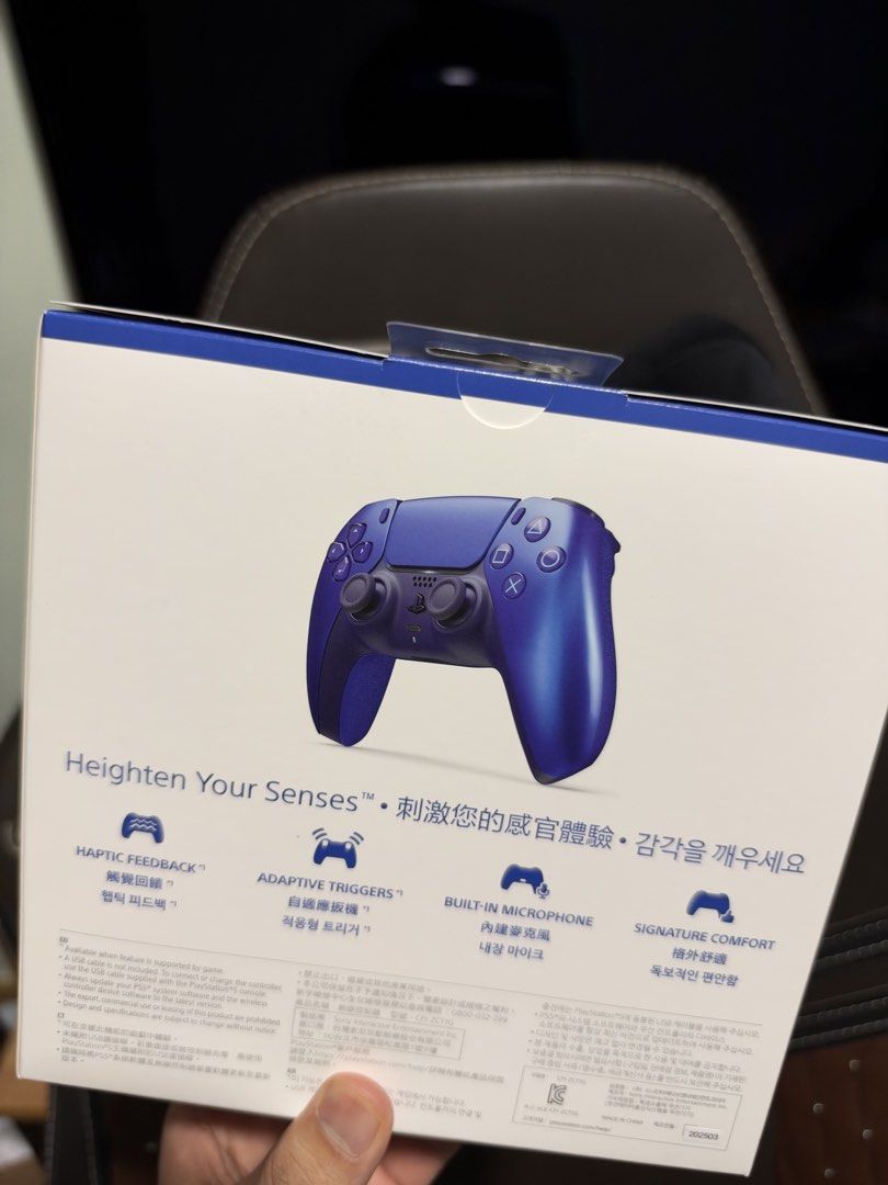 PS5 Controller - Chroma Indigo (Category: Controllers) located in Singapore. Submitted by nefariousmegaflare (Listing ID 1469701351, Image 2). Description: PS5 Controller Chroma Indigo Used once, condition 10/10.