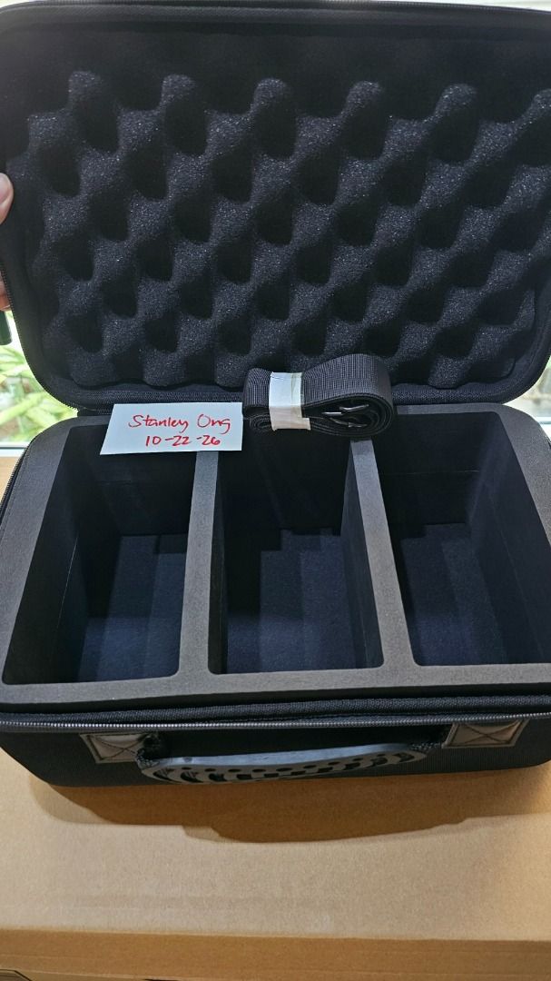 PSA Slab Case Card Storage with Strap (Category: Trading Cards Accessories) located in Manila. Submitted by satotoys (Listing ID 1469662091, Image 1). Description: BRAND NEW SLAB CASE STORAGE ✅3 SLOT ZIPPER CASE WITH STRAP ✅14 x 9.5 x 6 inches external dimensions ✅can hold around 70-80 slabs RFS: Too big can't fit cabinet ⚡ 𝐏𝐑𝐈𝐎𝐑𝐈𝐓𝐘: 𝐅𝐈𝐑𝐒𝐓 𝐓𝐎 𝐏𝐀𝐘 🚚 Shipping via Lalamove (Buyer shoulders SF) 💵 MOP: GCash 📦 𝐏𝐚𝐲𝐦𝐞𝐧𝐭 𝐟𝐢�