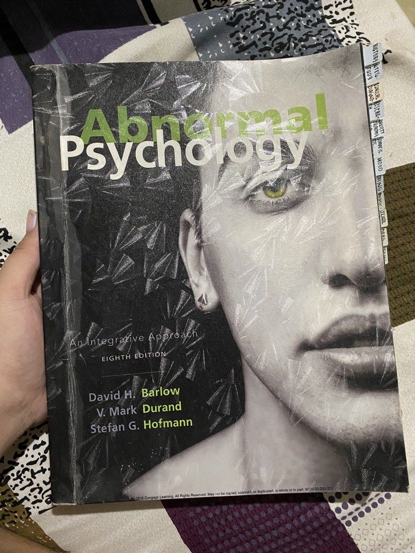 Psychology Textbooks Bundle (Category: Textbooks) located in Cavite. Submitted by kamiljane (Listing ID 1469679028, Image 1). Description: Abnormal Psychology 8th edition 800 Industrial Organization 8th edition 800 Psychological Assessment 7th edition 600 Theories of Personality 8th edition 400 Take all: 2,000 All have highlights and tabs. Well loved, was used to study to pass Rpm. .