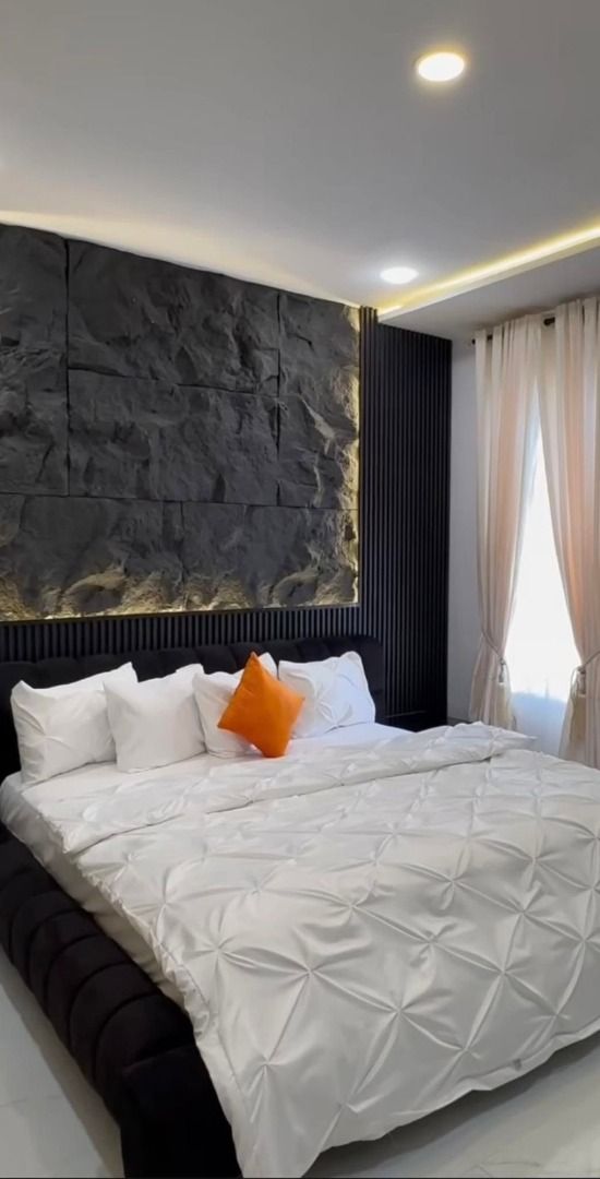 PU Stone Wall Panels Textured Feature Wall Panels, Furniture & Home ...