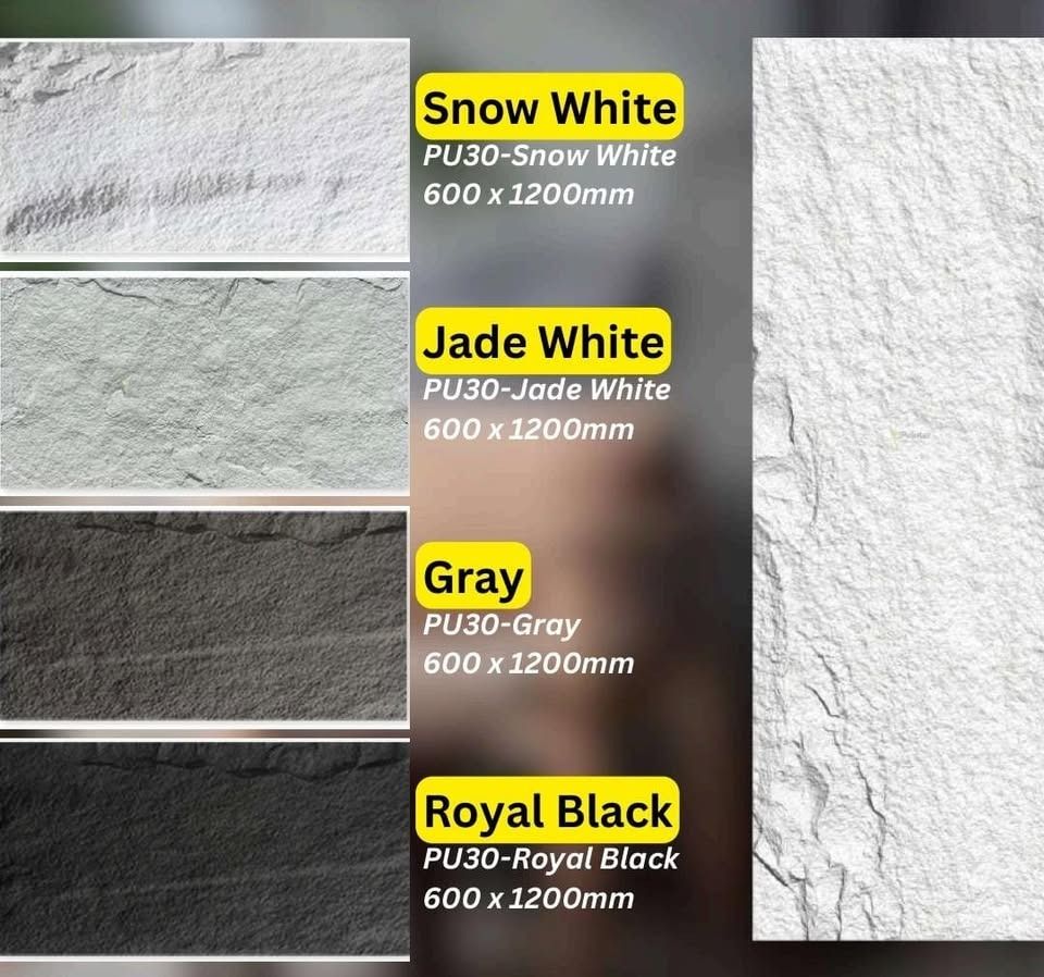 PU Stone Wall Panels Textured Feature Wall Panels, Furniture & Home ...