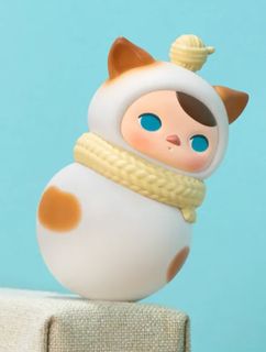 Pop Mart Pucky Roly-Poly Kitty - Red Tabby, Toys & Collectibles, Toys ...