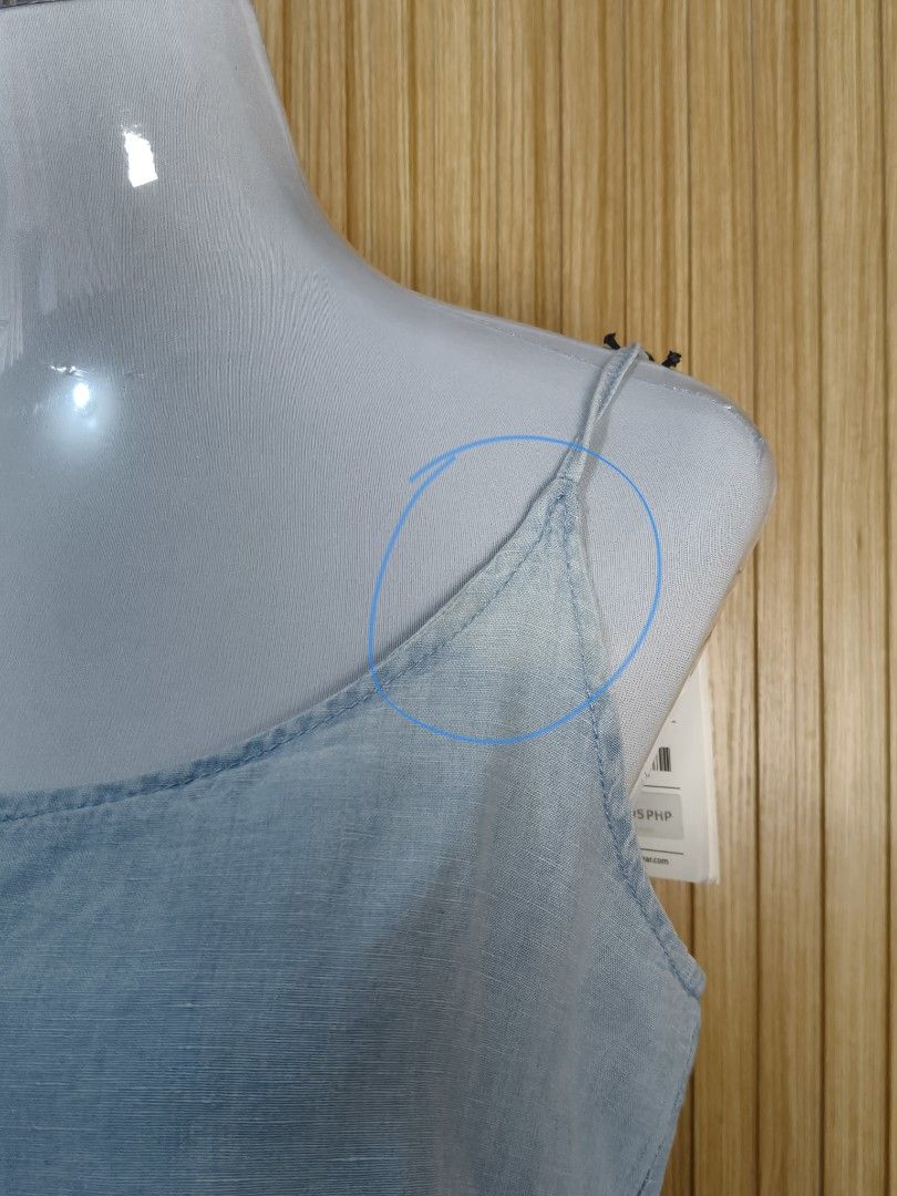 Pull&Bear Blue Tiered Maxi Dress Size L (Category: Dresses) located in Taguig. Submitted by ashie_clothing (Listing ID 1469687149, Image 3). Description: - Brand/Model: Pull&Bear Maxi Dress - Color: Light Blue - Size: L (Tag on collar) - Material & Feel: Light and breezy fabric, made in Cambodia - Design: Spaghetti straps, tiered skirt, long length - Flaws: Faint spot near the strap area and a light mark on the lower tier (priced accordingly).